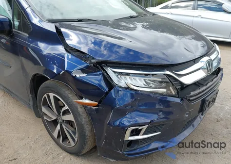 2018 Honda Odyssey Elite из США, поврежденный, VIN 5FNRL6H92JB030933